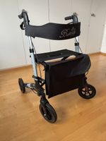 Rollator Butterfly faltbar mit Sitz und Tasche schwarz