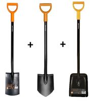 Fiskars Gartenspaten + Schaufel Set