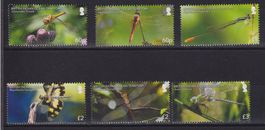 BIOT, Mi 638-643**, KW € 20.50, Libellen