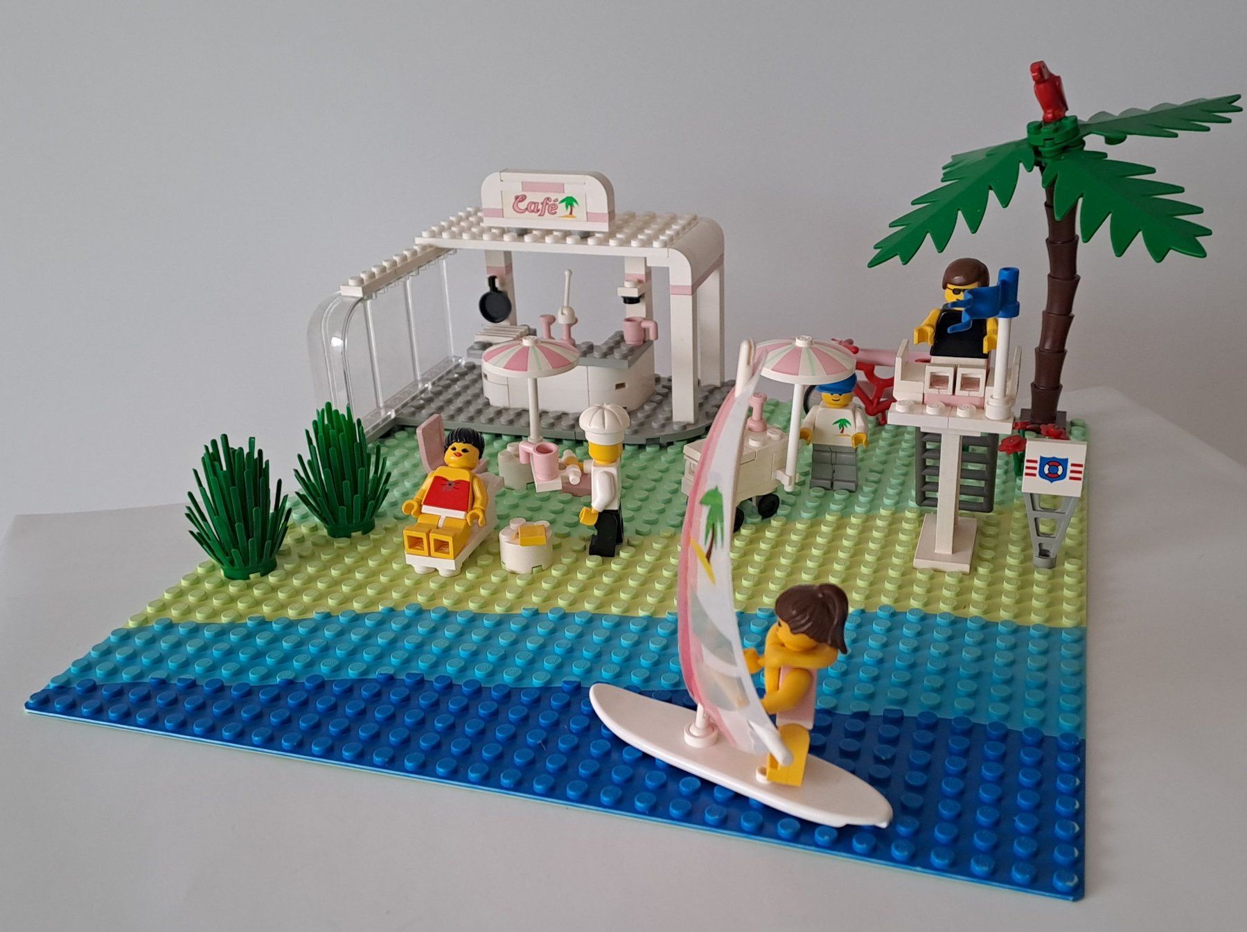 LEGO Paradisa 6411 Strand Café Beach vintage, komplett! Top! (Gebraucht ...