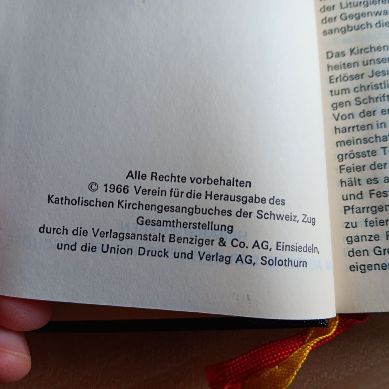 Libri: Katholisches Kirchengesangbuch Schweiz 1966 – Usato da Chur venduto da chr_b2cn 2
