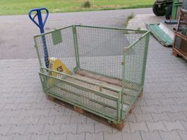 Gitterbox Transportbox Palettenbox Metallgitter Kasten La...