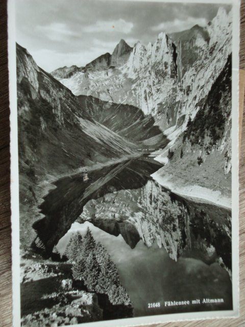 Cartoline postali: 21648 Fählensee mit Altmann. Postkarte – Usato da Thun venduto da Gaad1961