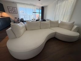 Modernes Big Sofa / Designer Sofa in heller Farbe