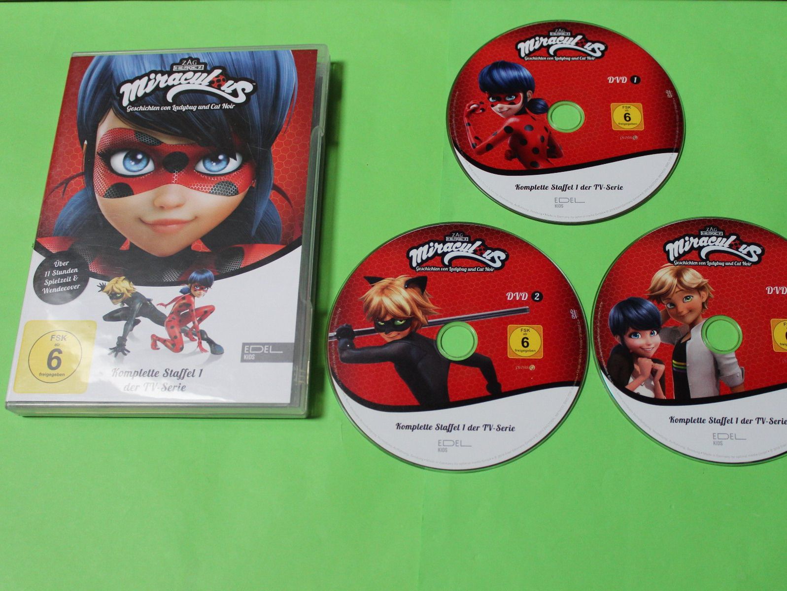 Tutti i DVDs: MIRACULOUS Ladybug & Cat Noir Staffel 1 3DVD – Usato da Tübach venduto da JamesStone 8