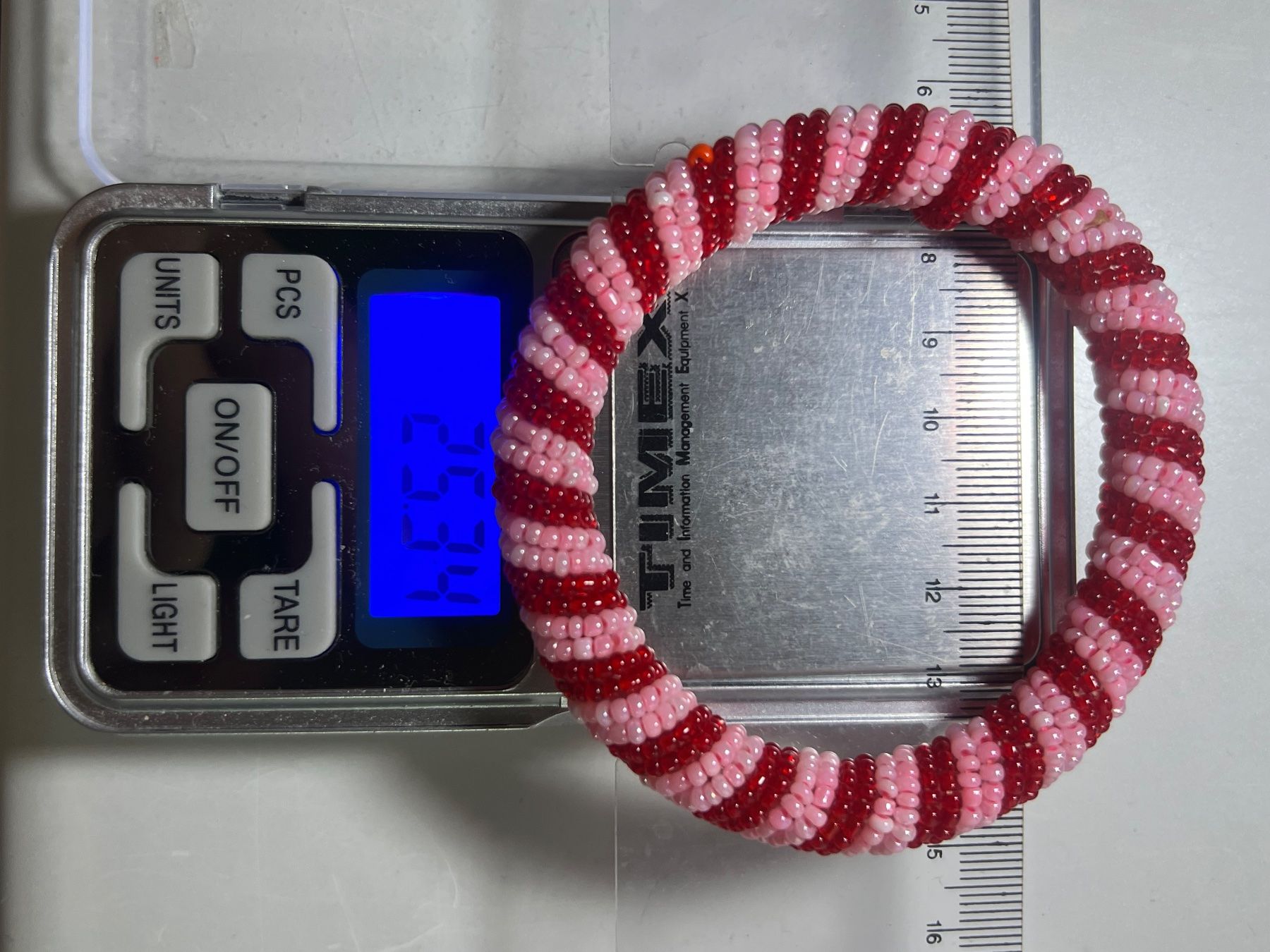 Armbänder & -reifen: Armband Perlen Rot Rosa Handgemacht – Neu (gemäss Beschreibung) aus Bremgarten b. Bern von barny2 4