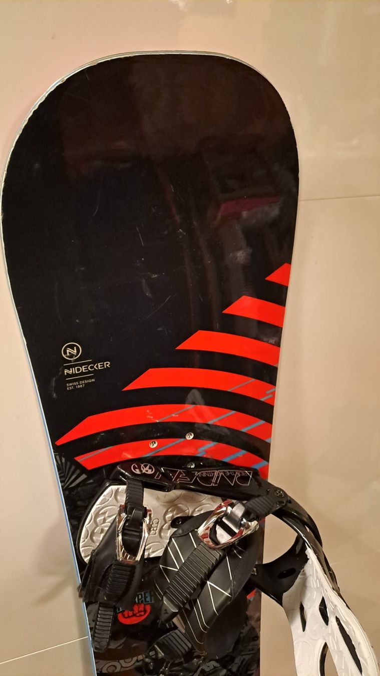 Nidecker Board: Nidecker Snowboard 125cm inkl. Bindung – Usato da Oberrieden venduto da Raja011 4
