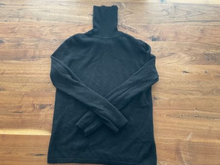 Schwarzer Kaschmir Rollkragenpullover, Emilio Sarto, L