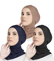 Hijab Unterziehhaube Ninja 3er Set Damen