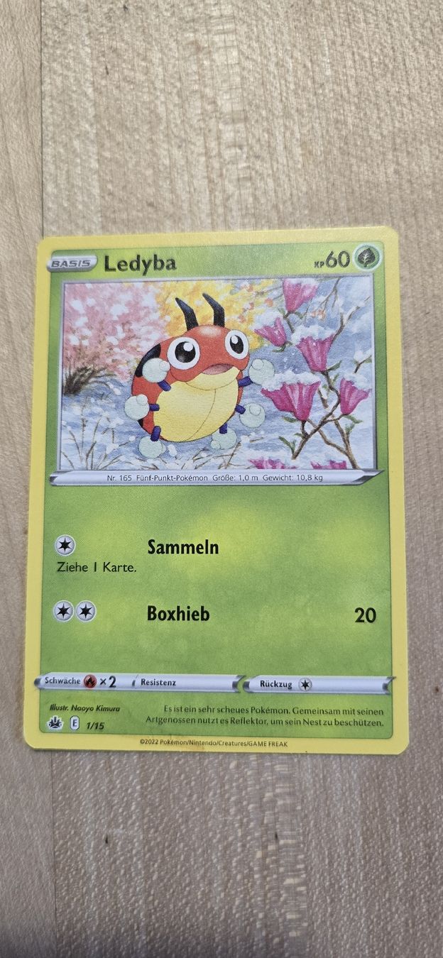 Pokémon Carte collezionabili: Pokémon Sammelkarte Ledyba – Nuovo (secondo la descrizione) da Zweisimmen venduto da kerstin_jaha