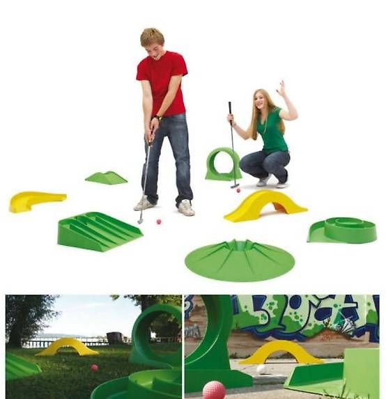 Mazze & Set: Minigolfbahn "myminigolf" zum mitnehmen – Usato da Buus venduto da Leo7654 3