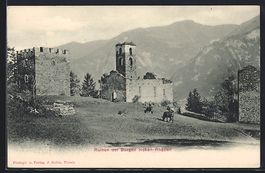 Sils im Domleschg, Ruinen der Burgen Hoh