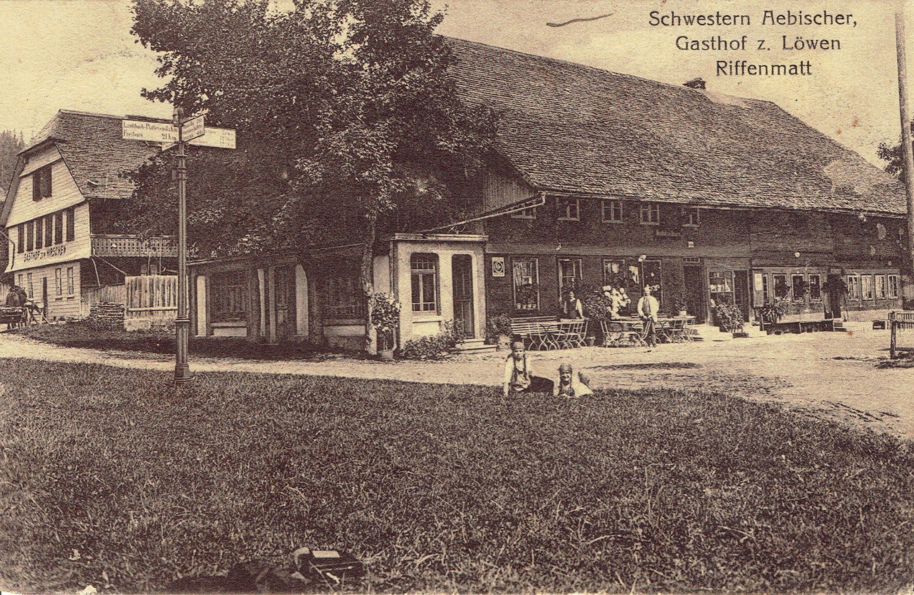 Ansichtskarten: Riffenmatt-Guggisberg BE, um 1925 – Gebraucht aus Otelfingen von Schmitte9