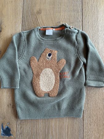 Strickpullover Bär Grösse 74