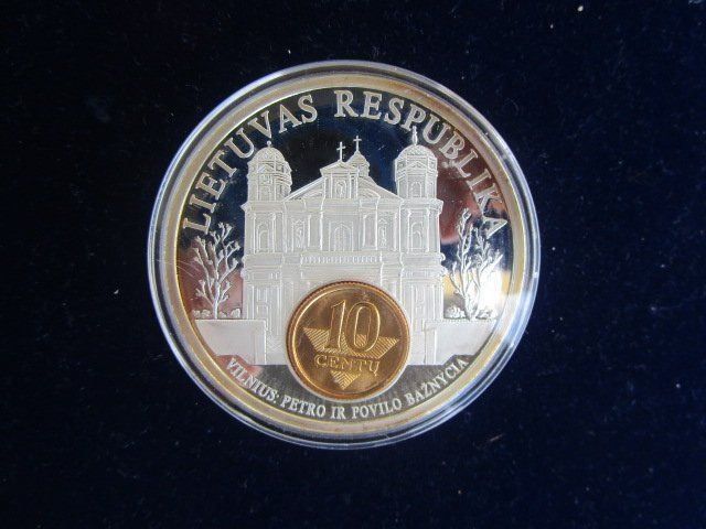 Médailles: Litauen - versilb. Medaille 50mm - PP – Neuf avec emballage d'origine à Luzern par Horoskop1
