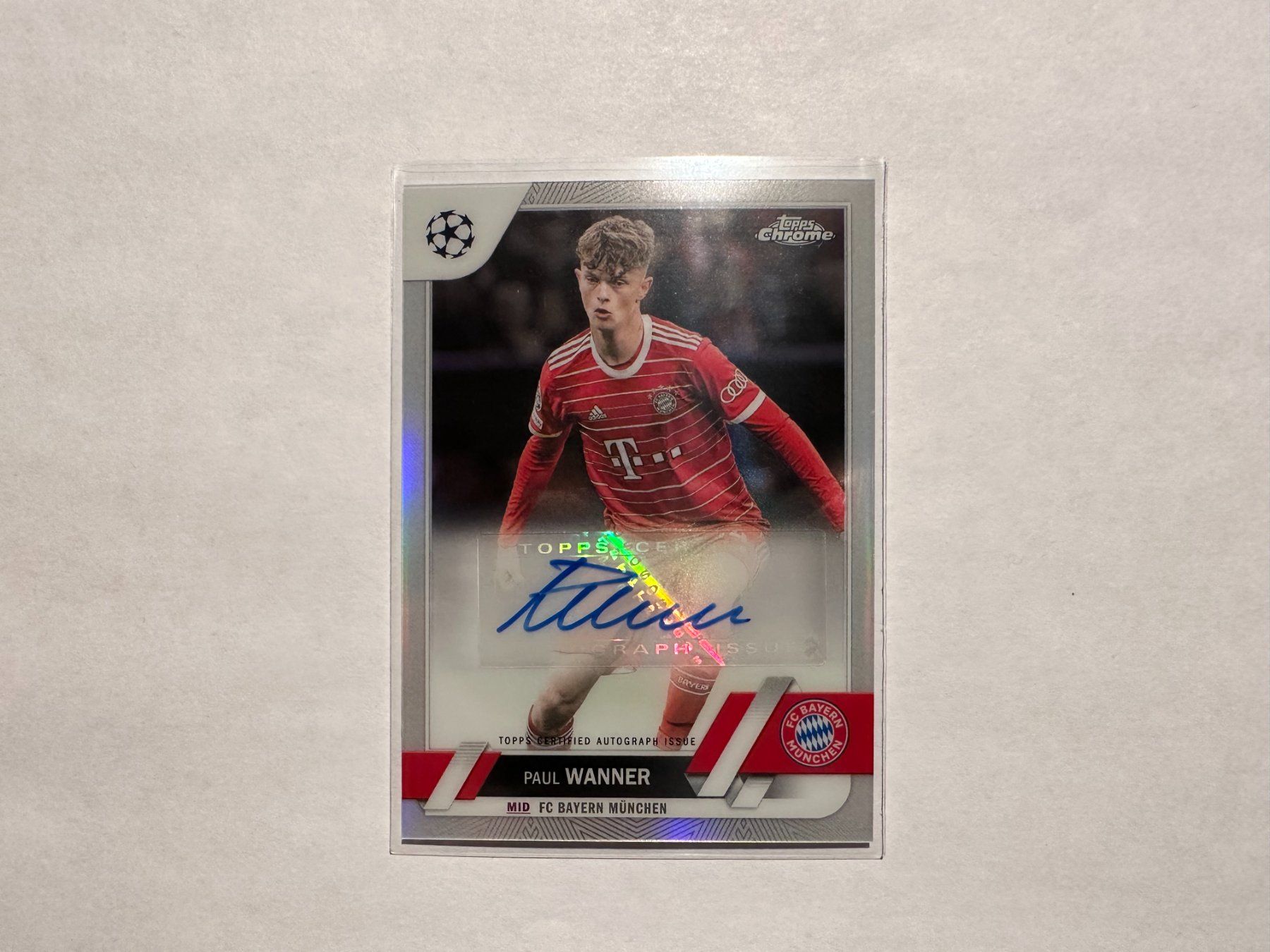 Topps Carte collezionabili: 2023 Topps Chrome Paul Wanner Auto – Usato da Hagendorn venduto da Pokecollectorch