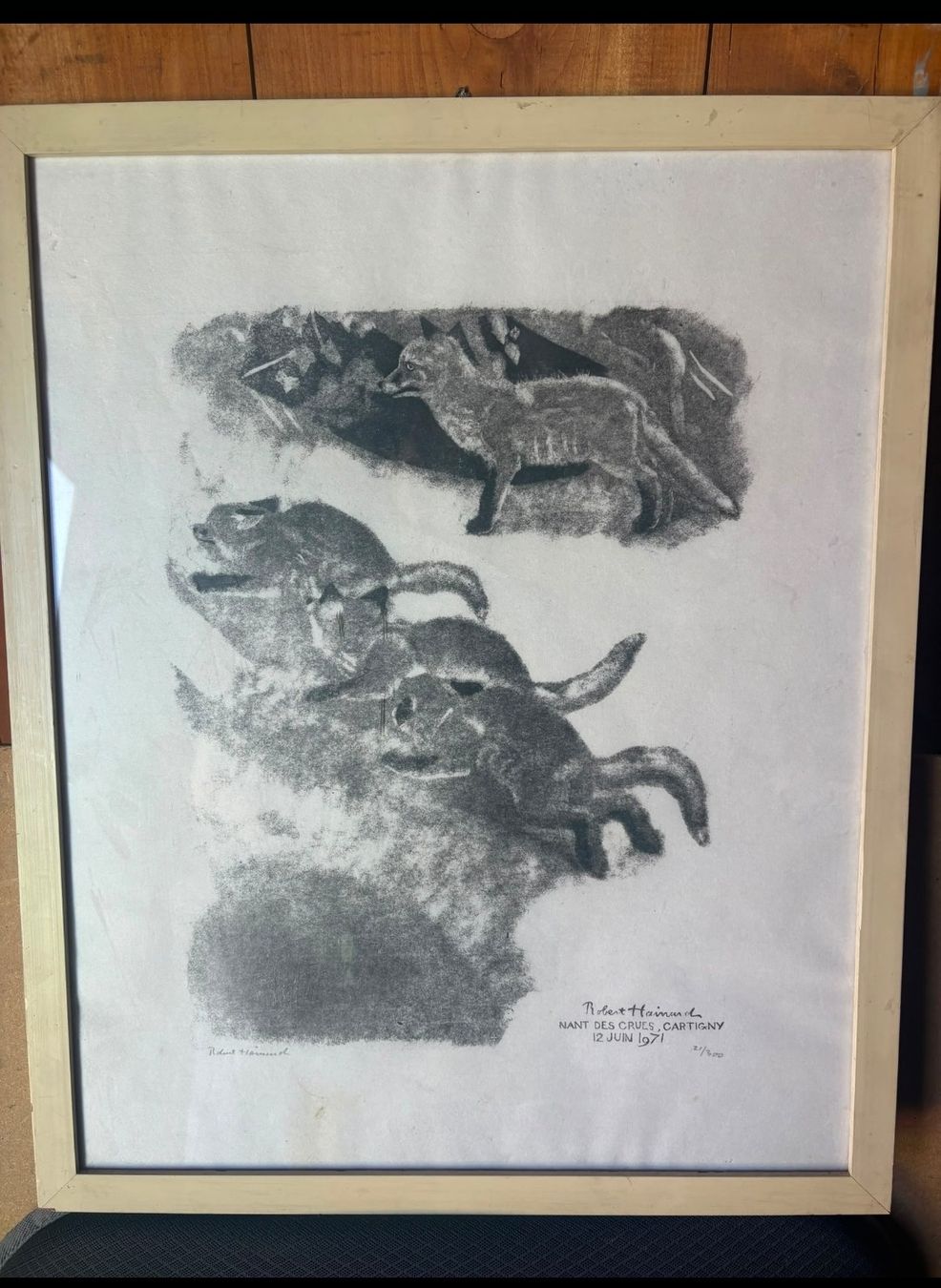 Poster & Bilder: Robert Hainard 1971  – Gebraucht aus Adlikon b.Regensdorf von kuka02