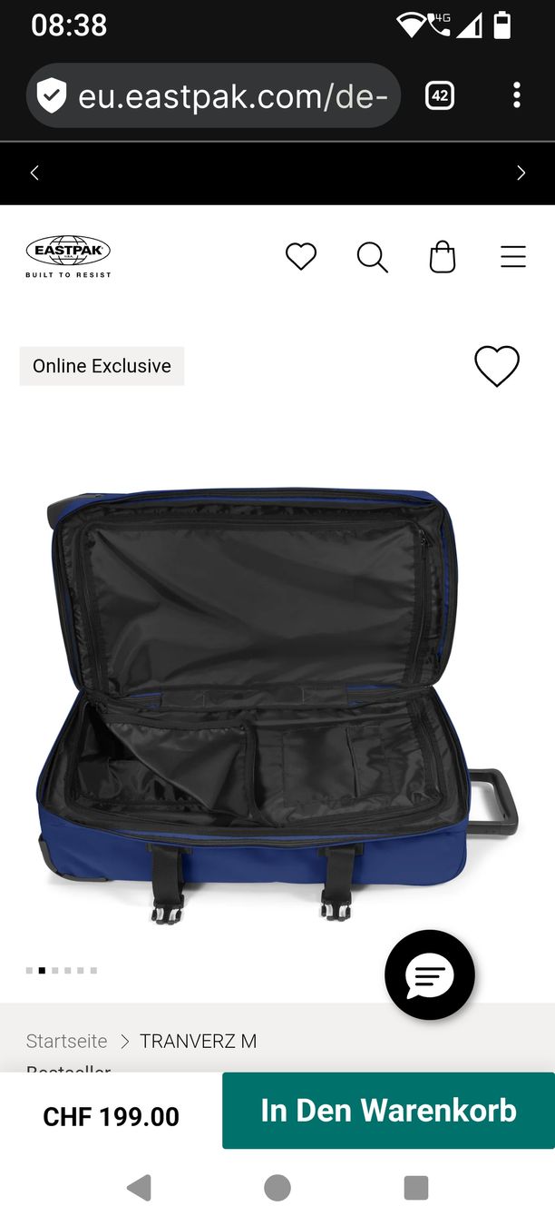 Eastpak Valigie: Eastpak Koffer (M) – Usato da Zürich venduto da mario_8899 4