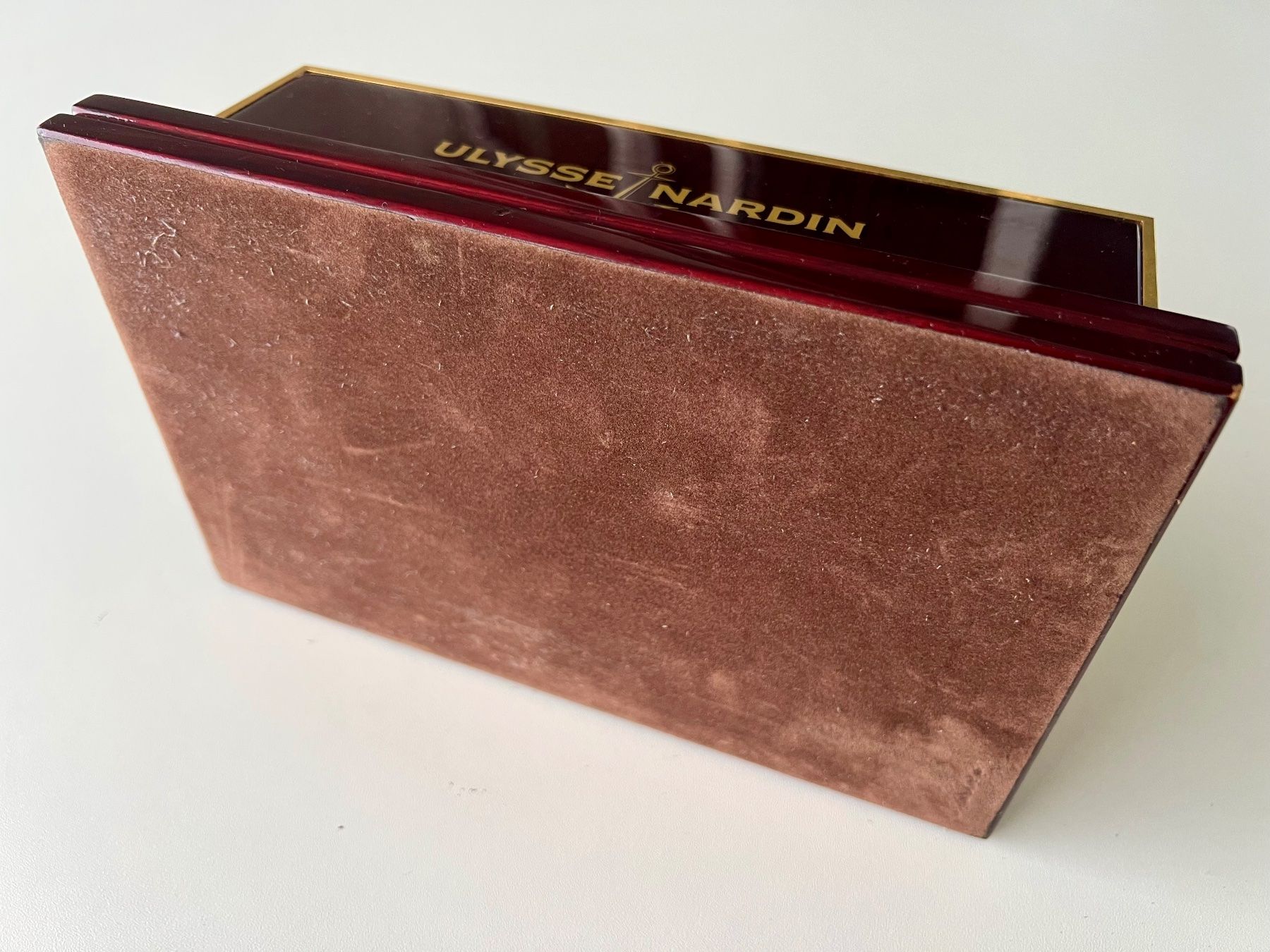 Ulysse Nardin Orologi: ULYSSE NARDIN original precious wood & brass document holder – Usato da Mont-sur-Lausanne venduto da vmi_ym5l 6