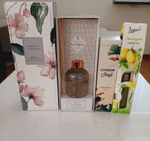 4 Raumdüfte mit Holzstäbchen teils aus LIVIQUE