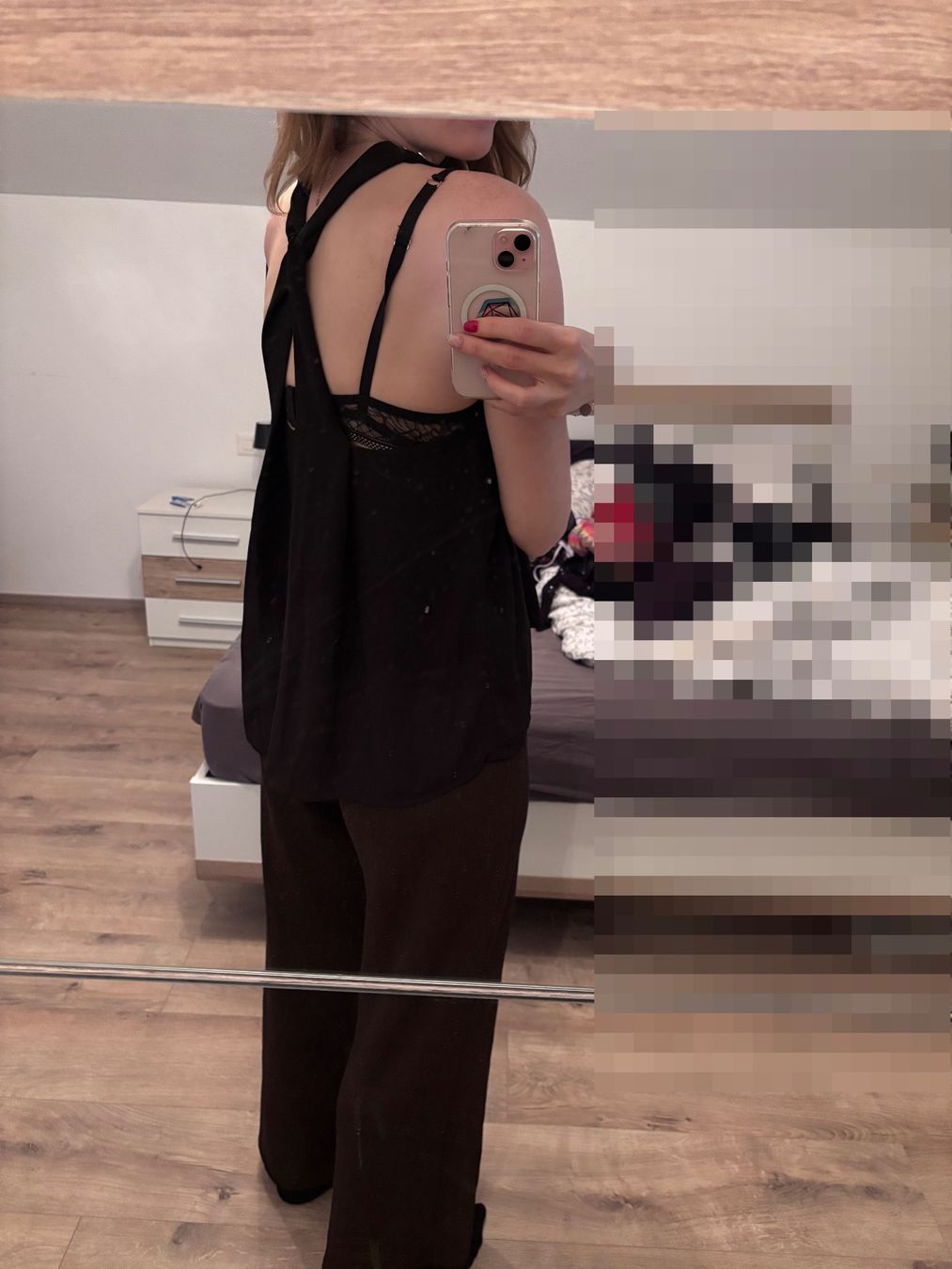 Top: Morgan Top, black, size 38 – Usato da Airolo venduto da Eli90A 2