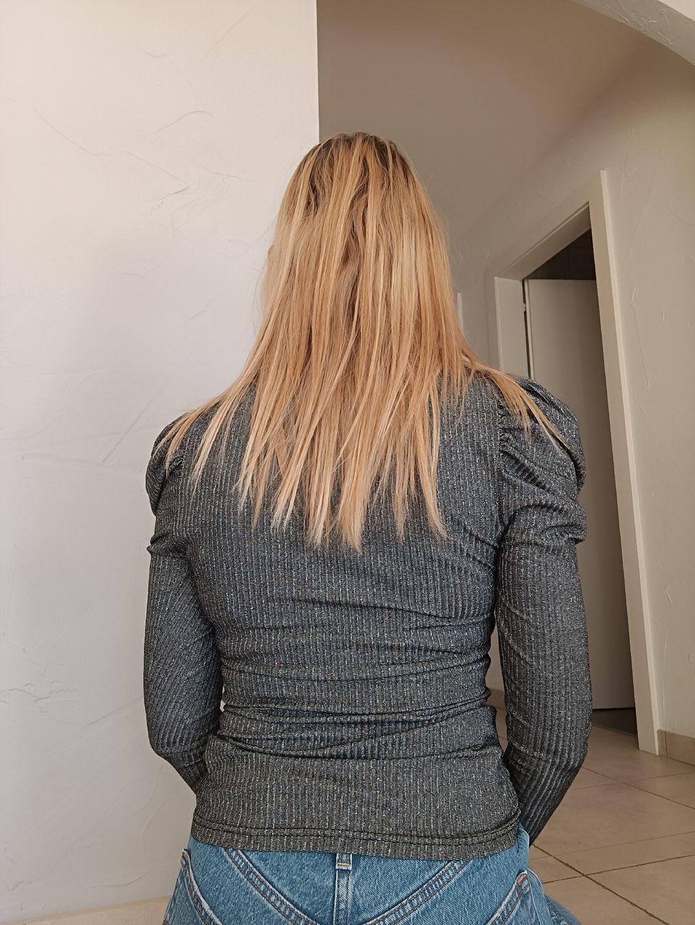 Shein Tops: PULL ARGENTÉ XS – Neu (gemäss Beschreibung) aus Sierre von shirley04 2
