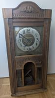 Antike Wanduhr / Uhr, Holz, ca. 1920, Dekoration/Ersatzteil