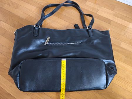 Grosse Damen Handtasche schwarz Tasche