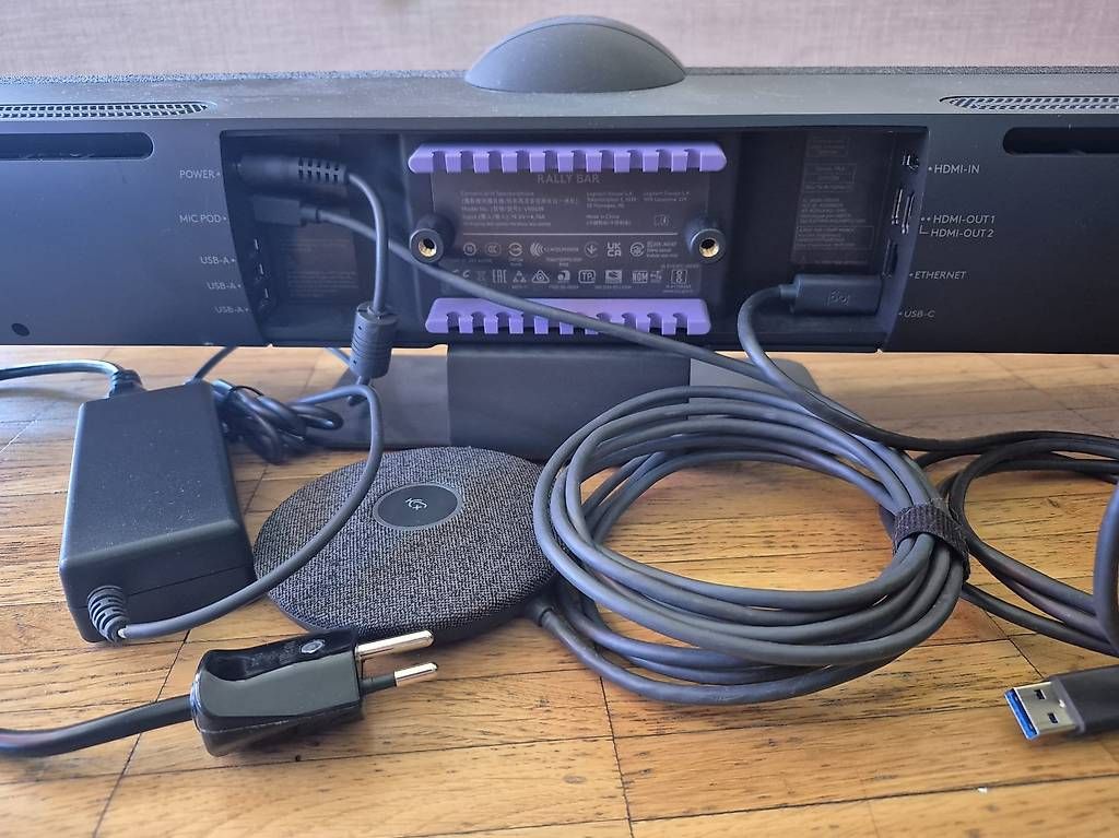 Logitech Webcams: Barre de visioconférence Logitech Rally Bar 4K – Gebraucht aus Vufflens-la-Ville von Diddix 3