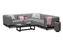 Allwetter Lounge - Gartensofa Sunbrella grau