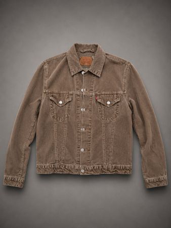 Veste Levi's 70500 Velours Côtelé Taupe / Beige Taille XL