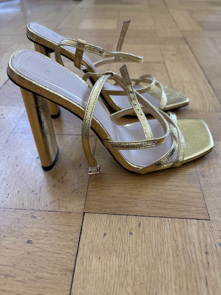 Zara Scarpe da donna: Zara Gold Heels, Size 37 – Usato da Zürich venduto da Rosa21 3