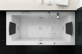 Whirlpool 2 Personen Villa Eugenie weiß