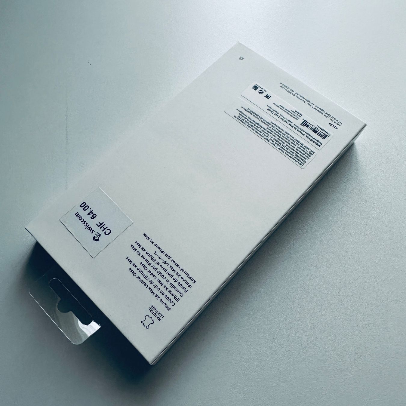 Apple Cover & Protezioni schermo: iPhone XS Max Schutzhülle Apple Leder Case Hülle Cover – Nuovo e nell'imballaggio originale da Basel venduto da MY.AIRPODS.SHOP 6