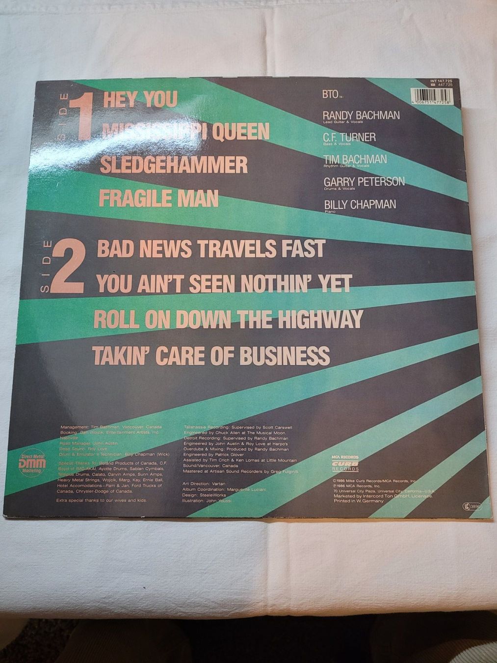 Schallplatten: Bachman-Turner Overdrive - Vinyle 33T – Gebraucht aus La Chaux-de-Fonds von reu_kx5l 1