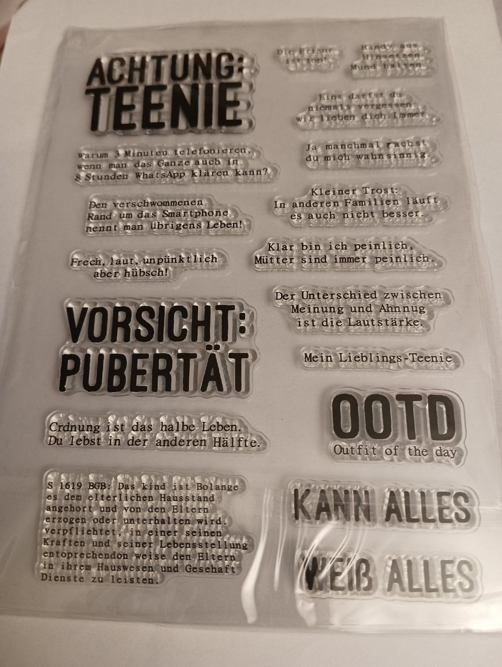 Stempel: Motivstempel Diverse – Neu und originalverpackt aus Würenlingen von Striga 2
