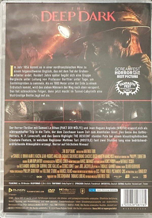 Tutti i DVDs: The Deep Dark - DVD Horror Thriller – Usato da Beringen venduto da Mantafisch1 1