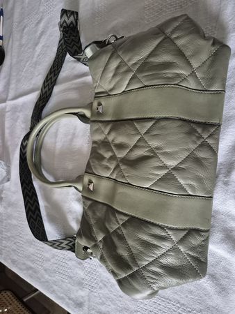 Elegante Damen Handtasche, Top Zustand, olivgrün,