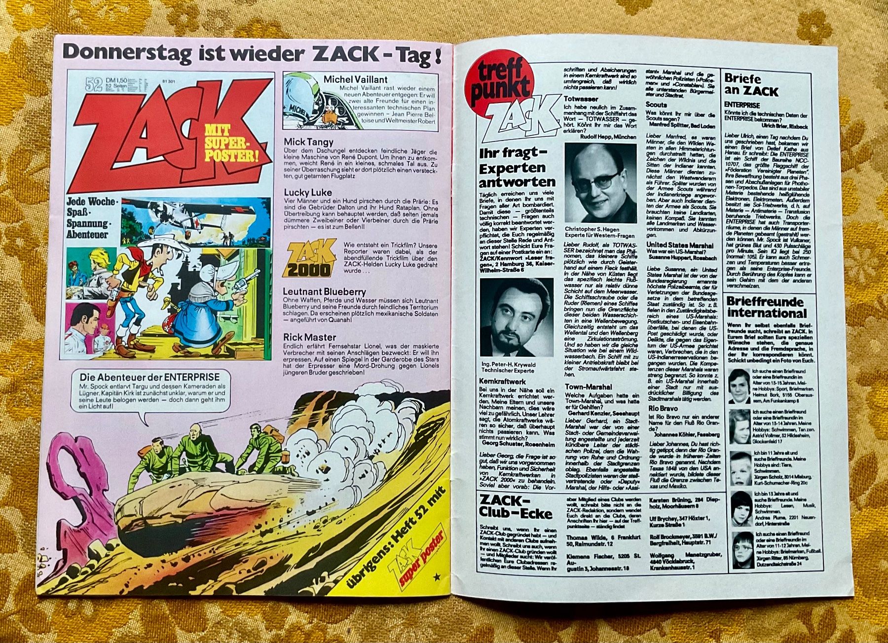 BD: Zack Heft Nr 51 von 1972 – D'occasion à Endingen par nathan05 8