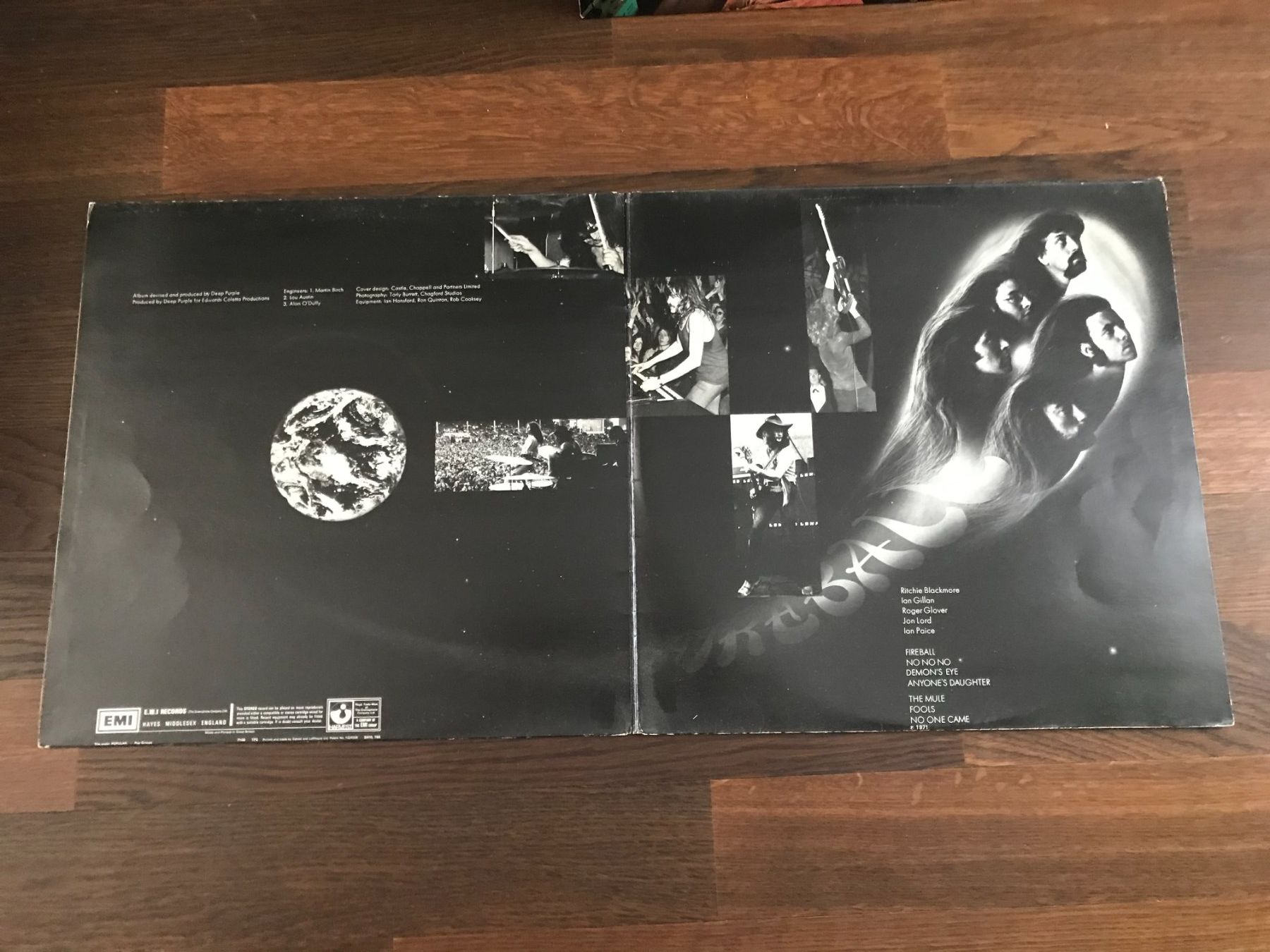 Dischi in vinile: DEEP PURPLE - Fireball - 1971 UK, 1th Press – Usato da Buchs AG venduto da Archie 1