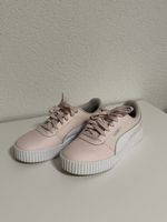 Puma rose blanche argenté