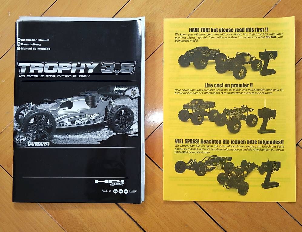 Modellismo RC: Voiture télécommandée Trophy 3.5 hpi racing – Usato da FRIBOURG venduto da bigpolarbears 3