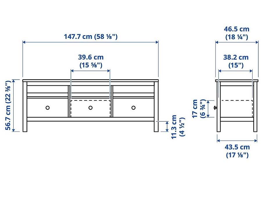 Mobili TV: IKEA HEMNES TV-Möbel weiss – Nuovo e nell'imballaggio originale da Emmenbrücke venduto da fabiennejohn 1
