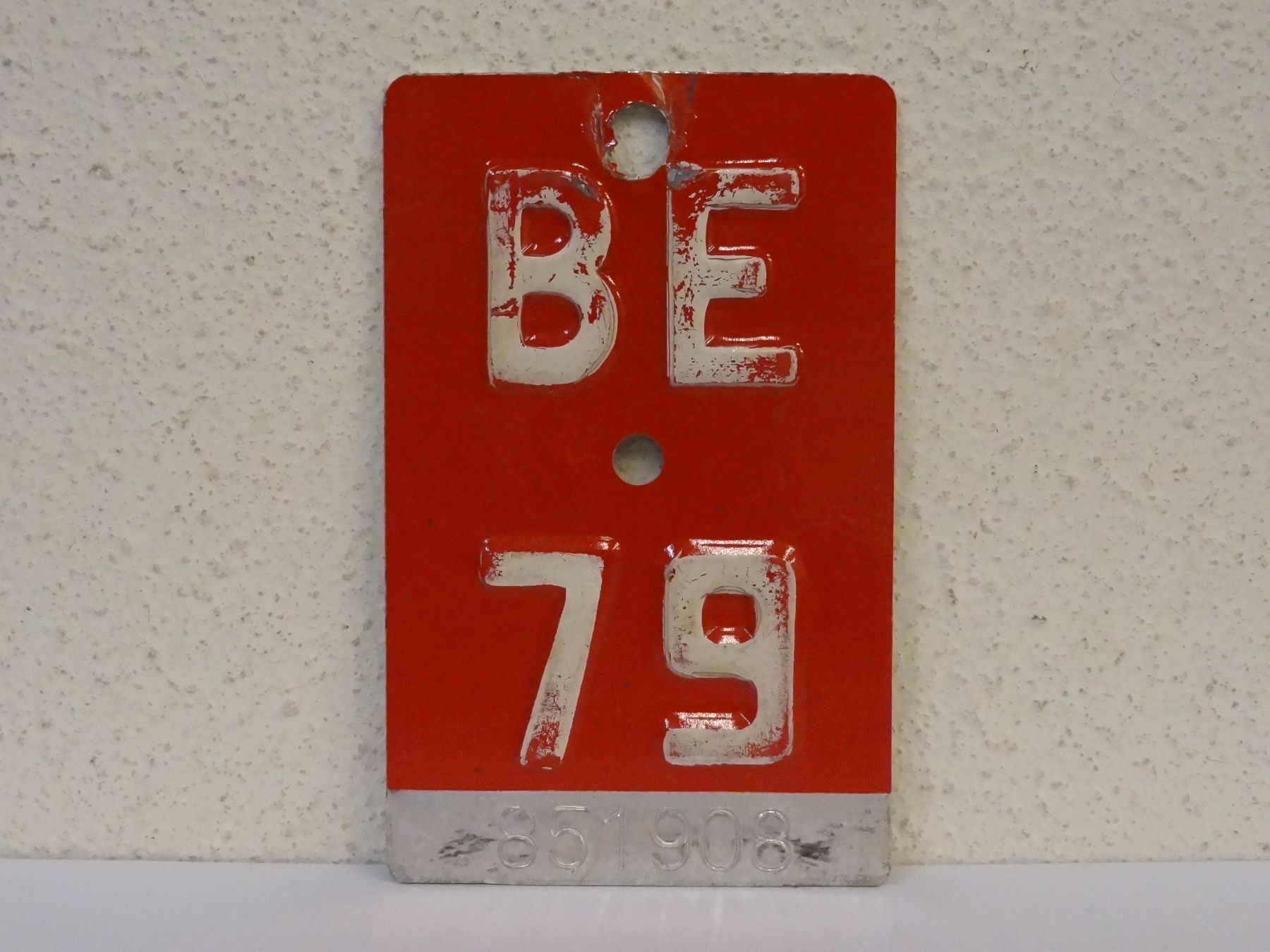 Ecriteaux: BE 79 VELONUMMER - FAHRRADSCHILD – D'occasion à Kerzers par djstarsky73