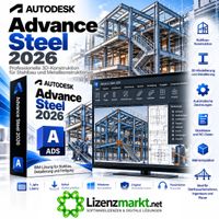 Autodesk Advance Steel 2026 – 1 Jahr Lizenz (Windows)
