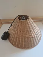 plafonnier en osier
