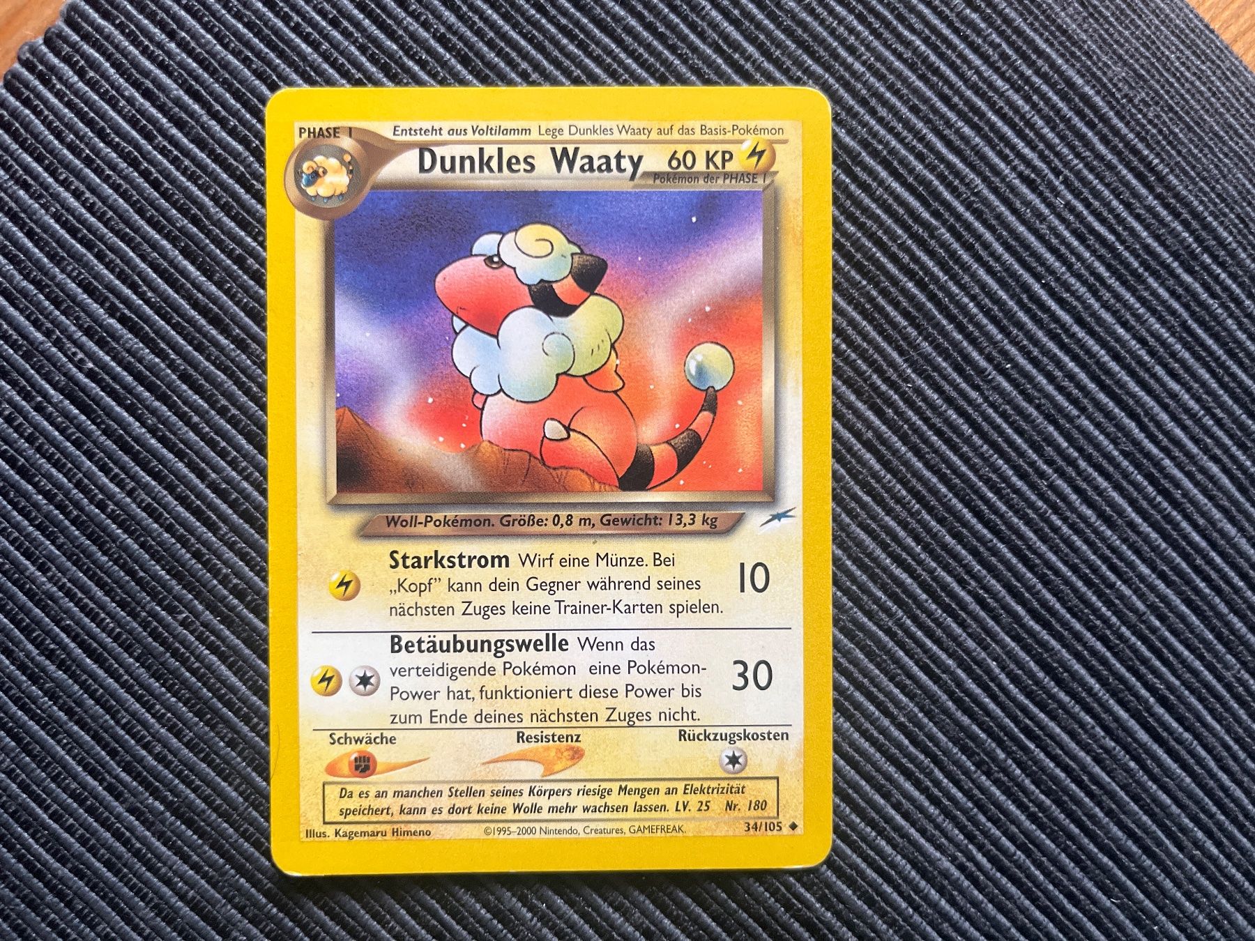 Pokémon Carte collezionabili: Pokemon Dunkles Waaty Neo Destiny – Usato da Wabern venduto da Collectfun