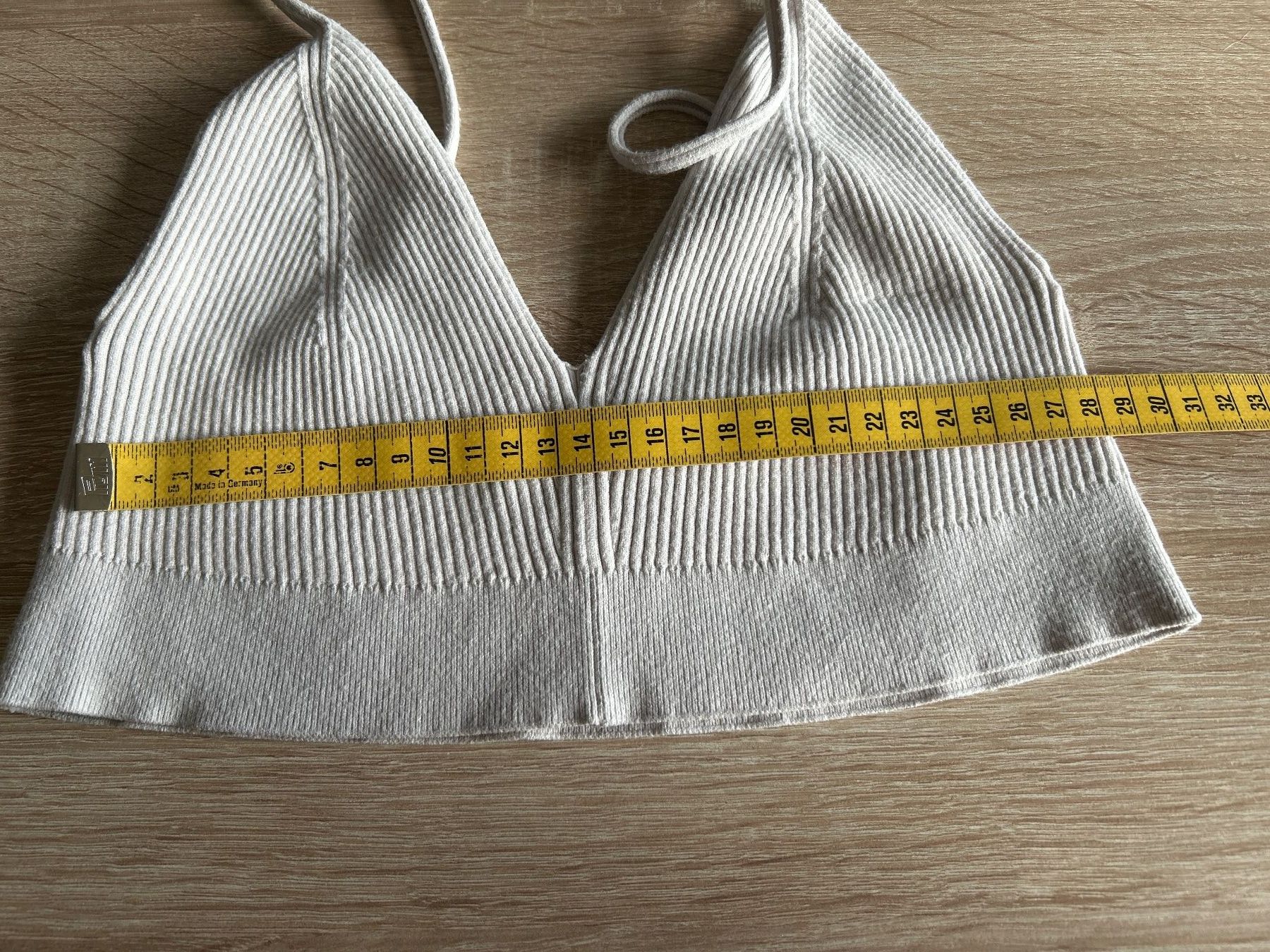 H&M Top: Bustier - Top beige Rippstrick von H&M Gr. S – Usato da Brunnen venduto da Nala2929 6