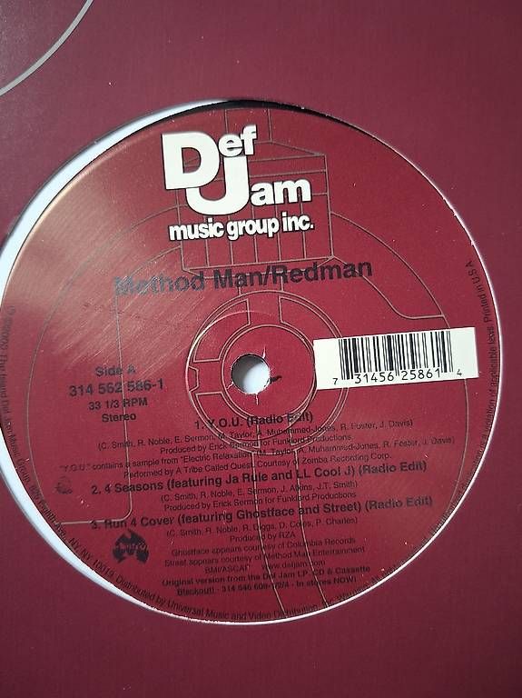 Dischi in vinile: 2x 12"Maxi von Method Man/ Redman – Usato da Niederönz venduto da bea_fn77 2