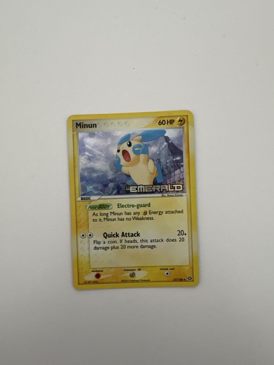 Pokémon Carte collezionabili: Minun Englisch - 37/106 – Usato da Wettingen venduto da Dario914